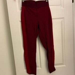 Lululemon Athletica Deep Red Leggings